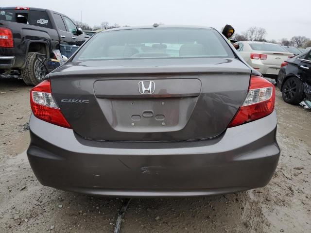 19XFB2F99CE004341 - 2012 HONDA CIVIC EXL BROWN photo 6