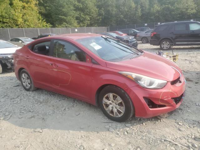 KMHDH4AE4GU525587 - 2016 HYUNDAI ELANTRA SE RED photo 4