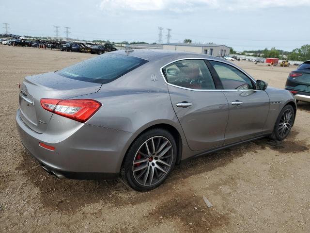 ZAM57RTL7H1242376 - 2017 MASERATI GHIBLI S Gris photo 3