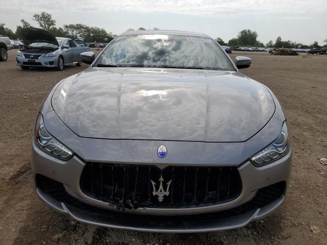 ZAM57RTL7H1242376 - 2017 MASERATI GHIBLI S Gris photo 5