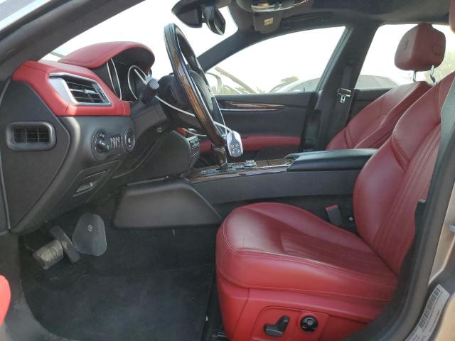 ZAM57RTL7H1242376 - 2017 MASERATI GHIBLI S Gris photo 7