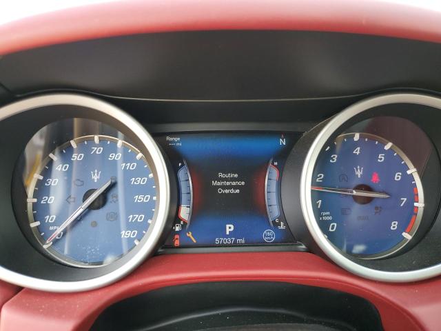 ZAM57RTL7H1242376 - 2017 MASERATI GHIBLI S Gris photo 9