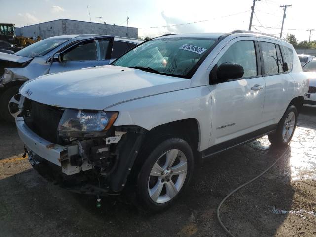 1C4NJCBA6GD615584 - 2016 JEEP COMPASS SPORT WHITE photo 1