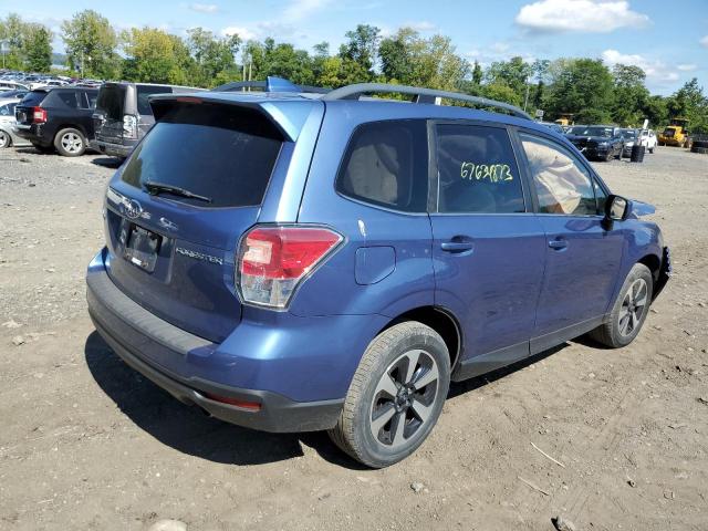 JF2SJAJC7JH446431 - 2018 SUBARU FORESTER 2.5I LIMITED BLUE photo 3