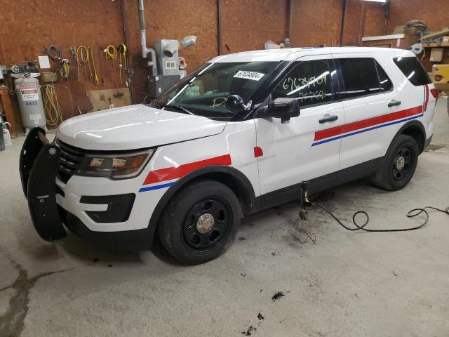 1FM5K8AR6JGA32760 - 2018 FORD EXPLORER POLICE INTERCEPTOR 白色 照片 1