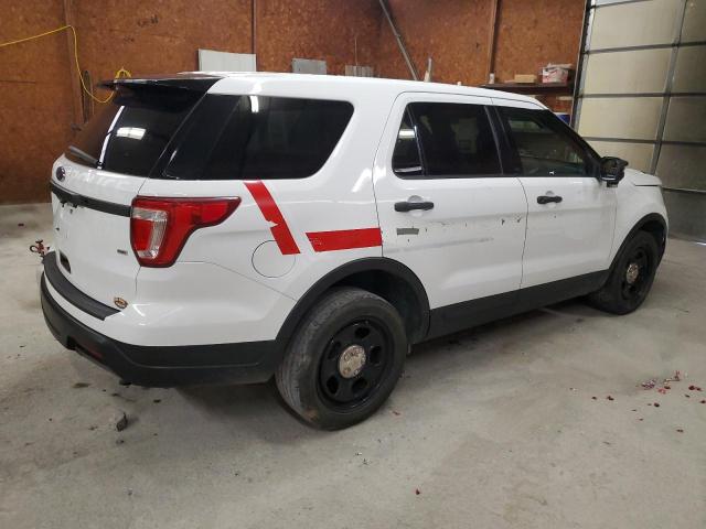 1FM5K8AR6JGA32760 - 2018 FORD EXPLORER POLICE INTERCEPTOR 白色 照片 3