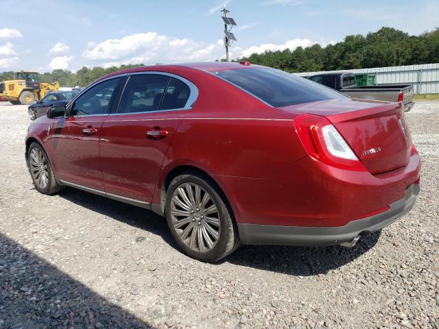 1LNHL9DK0DG604859 - 2013 LINCOLN MKS RED photo 2