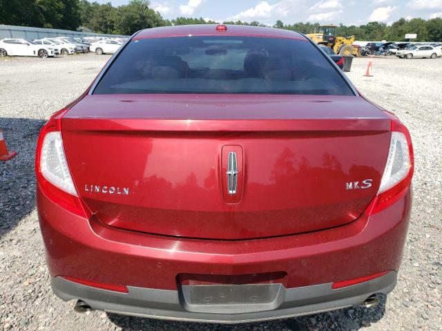 1LNHL9DK0DG604859 - 2013 LINCOLN MKS RED photo 6