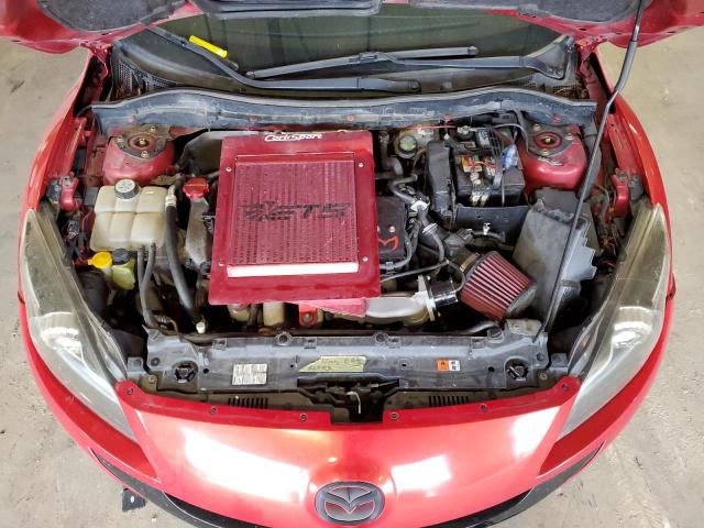 JM1BL1H3XA1260728 - 2010 MAZDA SPEED 3 RED photo 11