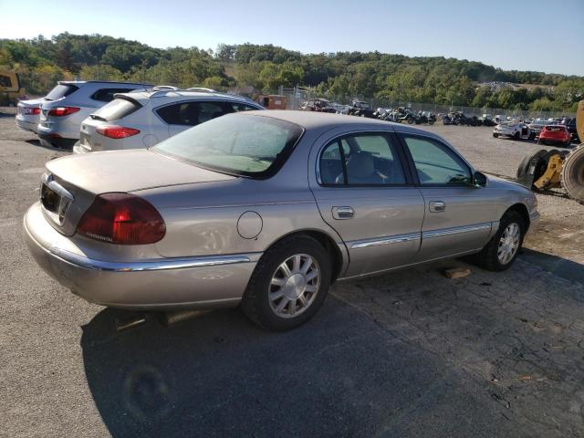 1LNHM97V42Y680692 - 2002 LINCOLN CONTINENTA BEIGE photo 3