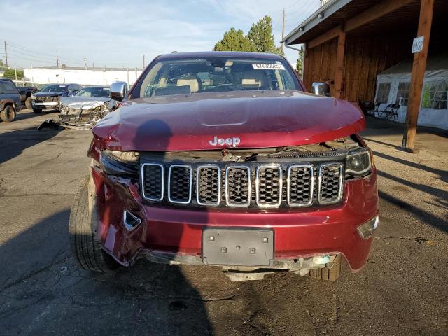 1C4RJFBGXJC161988 - 2018 JEEP GRAND CHEROKEE LIMITED 栗色 照片 5