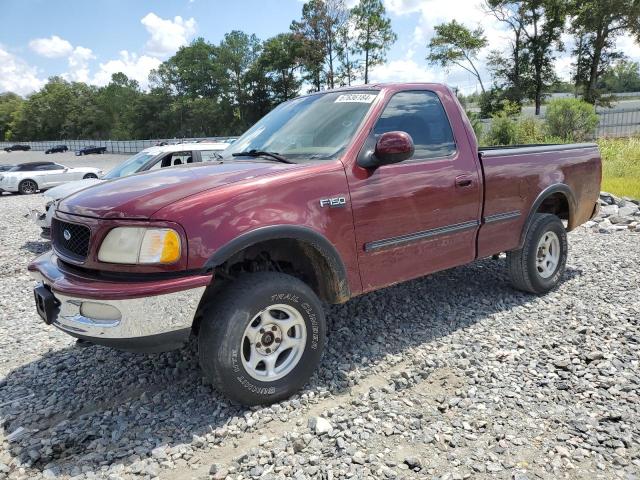1FTDF18W2VNC82733 - 1997 FORD F150 勃艮第红 照片 1