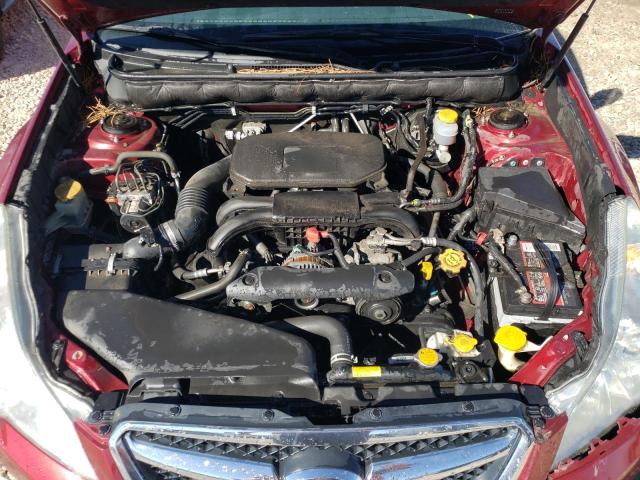 4S3BMCC63A3240853 - 2010 SUBARU LEGACY 2.5I PREMIUM RED photo 11