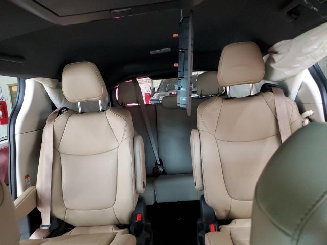 5TDJSKFC1MS015041 - 2021 TOYOTA SIENNA XLE MAROON photo 10