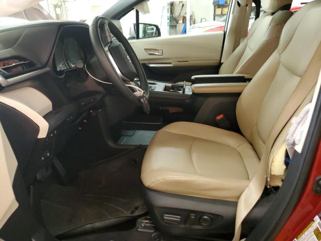 5TDJSKFC1MS015041 - 2021 TOYOTA SIENNA XLE MAROON photo 7