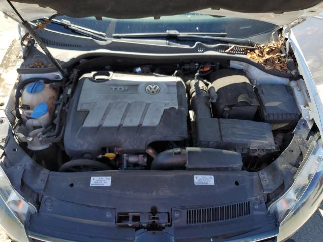 3VWML7AJ7EM615297 - 2014 VOLKSWAGEN JETTA TDI WHITE photo 11