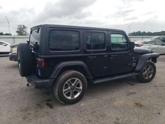 1C4HJXENXNW163417 - 2022 JEEP WRANGLER U SAHARA შავი ფოტო 3