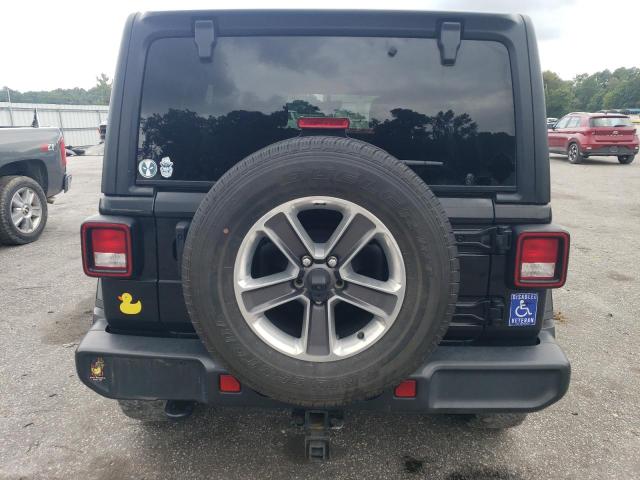 1C4HJXENXNW163417 - 2022 JEEP WRANGLER U SAHARA შავი ფოტო 6