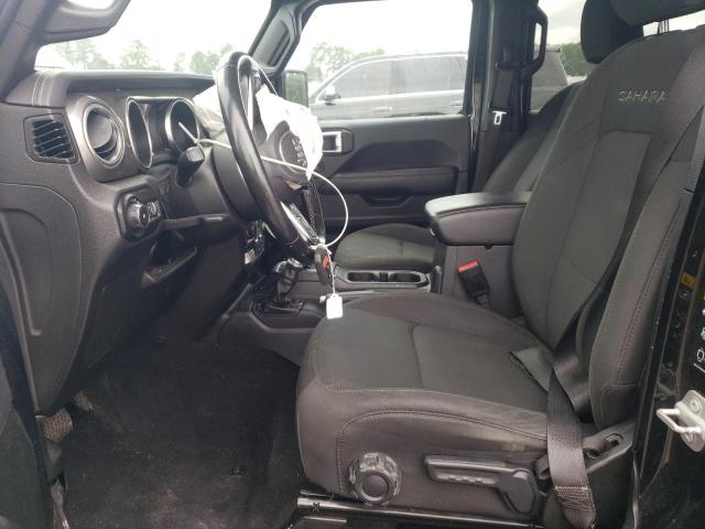 1C4HJXENXNW163417 - 2022 JEEP WRANGLER U SAHARA შავი ფოტო 7