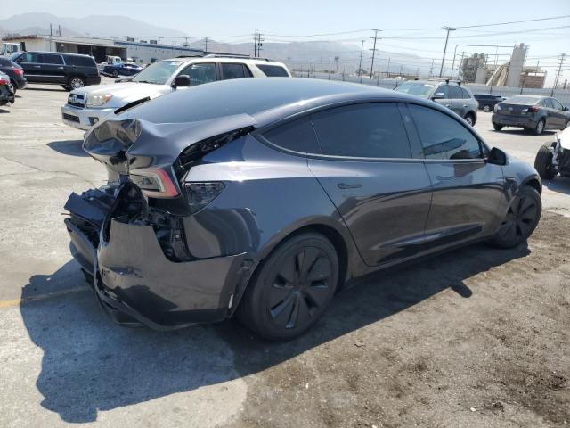 5YJ3E1EA7RF745848 - 2024 TESLA MODEL 3 GRAY photo 3