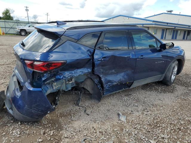 3GNKBDRS4NS230792 - 2022 CHEVROLET BLAZER 3LT BLUE photo 3