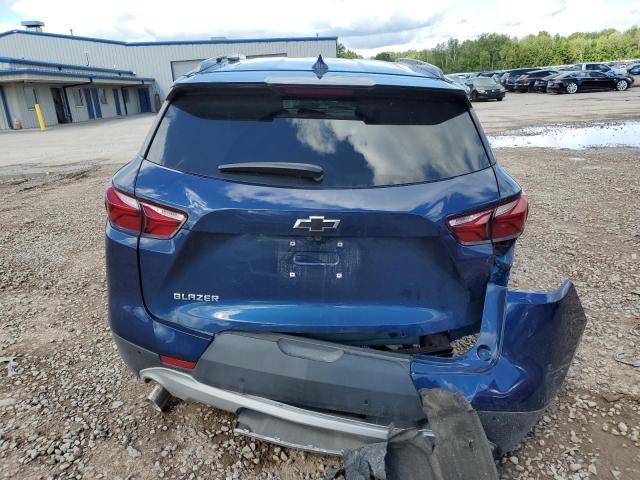 3GNKBDRS4NS230792 - 2022 CHEVROLET BLAZER 3LT BLUE photo 6