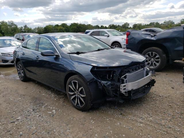 1G1ZG5ST2MF049039 - 2021 CHEVROLET MALIBU RS BLUE photo 4