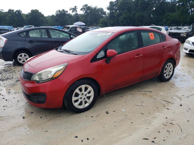 KNADM4A35F6455323 - 2015 KIA RIO LX RED photo 1