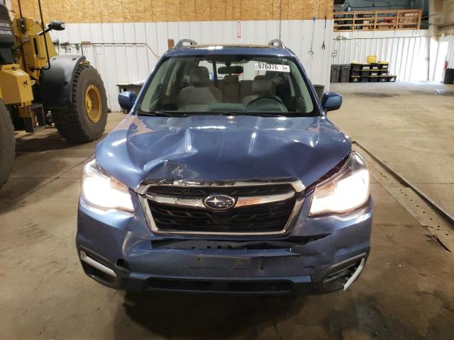 JF2SJAECXHH411063 - 2017 SUBARU FORESTER 2.5I PREMIUM 蓝色 照片 5
