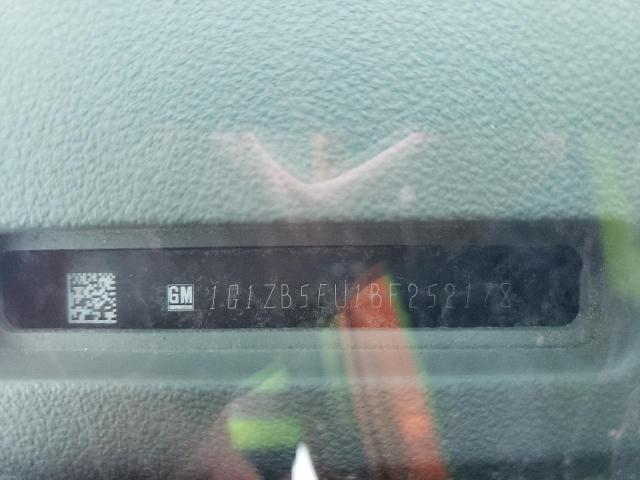 1G1ZB5EU1BF252178 - 2011 CHEVROLET MALIBU LS Графитовый фото 18