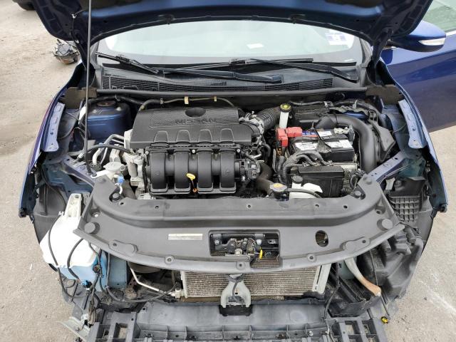 3N1AB7AP1KY290182 - 2019 NISSAN SENTRA S BLUE photo 11