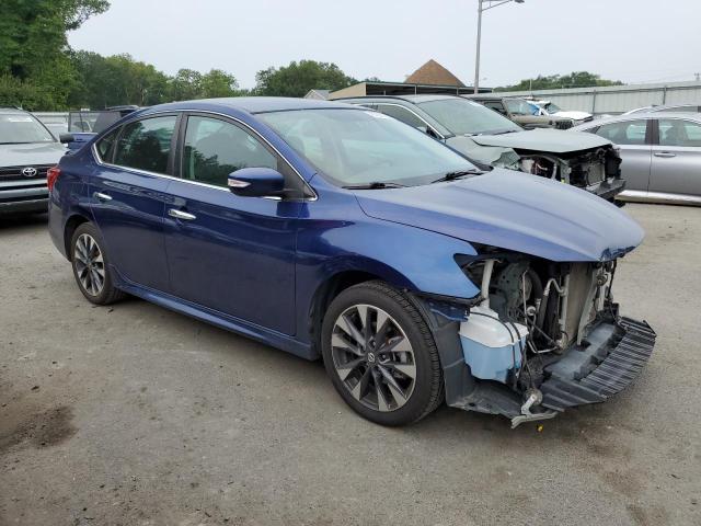 3N1AB7AP1KY290182 - 2019 NISSAN SENTRA S BLUE photo 4