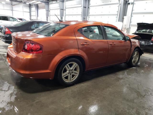 1C3CDZCBXCN162197 - 2012 DODGE AVENGER SXT ORANGE photo 3