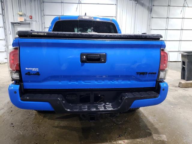 5TFCZ5AN7KX171493 - 2019 TOYOTA TACOMA DOUBLE CAB BLUE photo 6