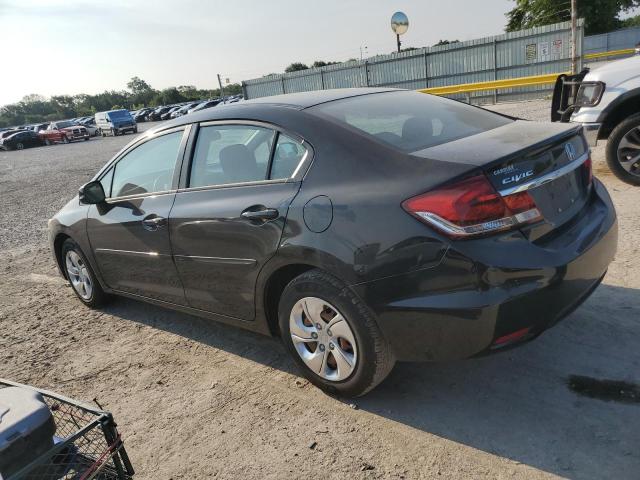 19XFB2F56DE062695 - 2013 HONDA CIVIC LX BLACK photo 2