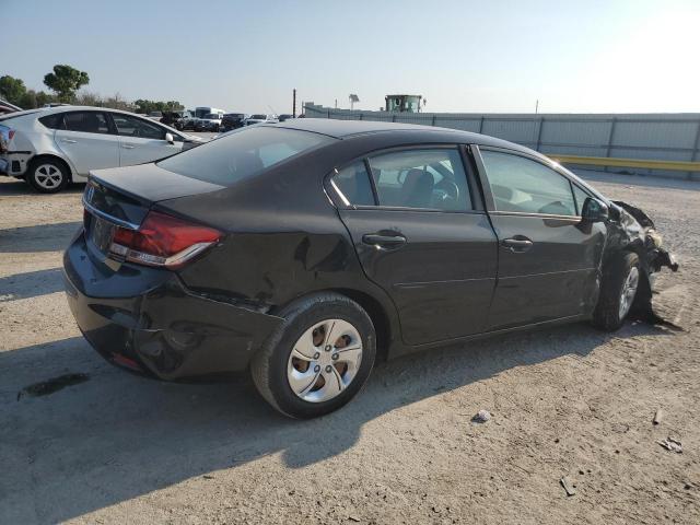 19XFB2F56DE062695 - 2013 HONDA CIVIC LX BLACK photo 3