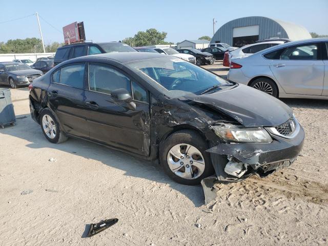 19XFB2F56DE062695 - 2013 HONDA CIVIC LX BLACK photo 4