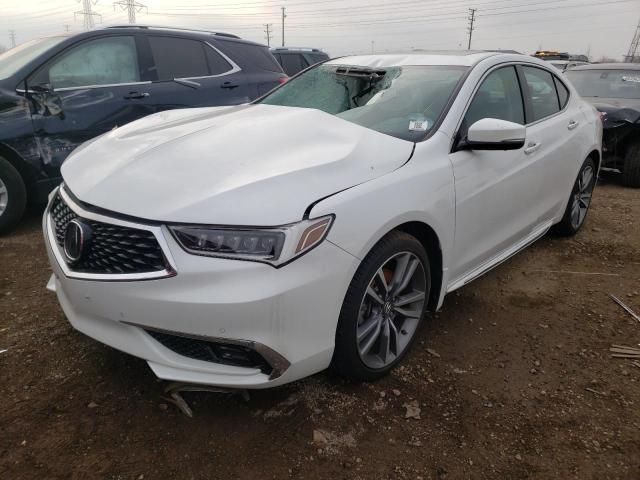 19UUB2F89KA007337 - 2019 ACURA TLX ADVANCE WHITE photo 2