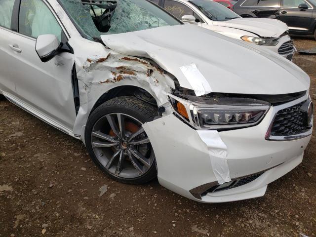 19UUB2F89KA007337 - 2019 ACURA TLX ADVANCE WHITE photo 9