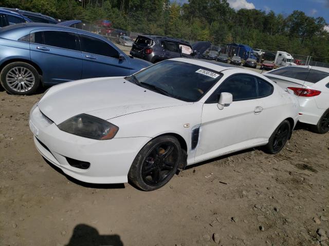 KMHHN65F06U202936 - 2006 HYUNDAI TIBURON GT WHITE photo 1