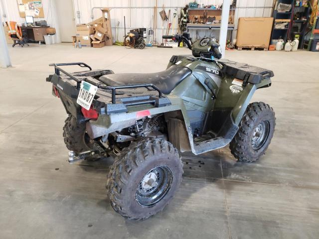 4XASEE574FA227523 - 2015 POLARIS SPORTSMAN 570 EPS GREEN photo 4