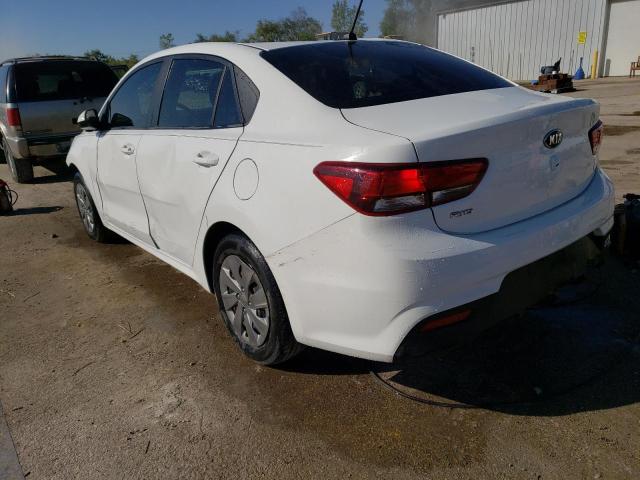 3KPA24AB5KE249331 - 2019 KIA RIO S WHITE photo 2