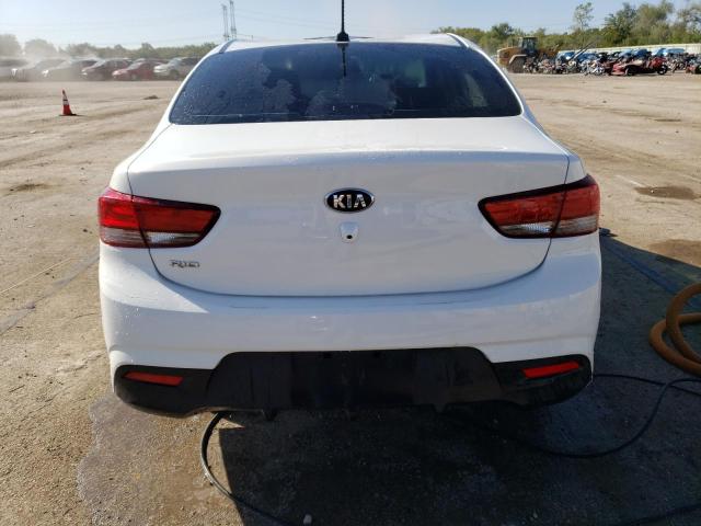 3KPA24AB5KE249331 - 2019 KIA RIO S WHITE photo 6