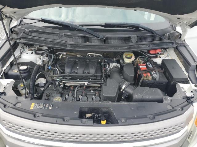1FM5K8B87DGC70966 - 2013 FORD EXPLORER WHITE photo 12