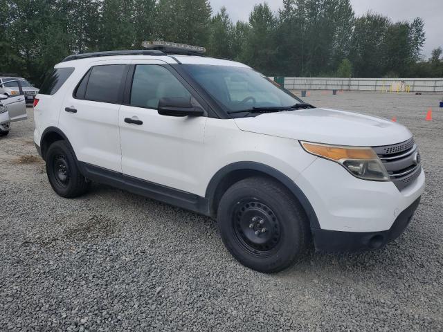 1FM5K8B87DGC70966 - 2013 FORD EXPLORER WHITE photo 4