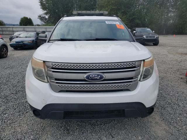 1FM5K8B87DGC70966 - 2013 FORD EXPLORER WHITE photo 5