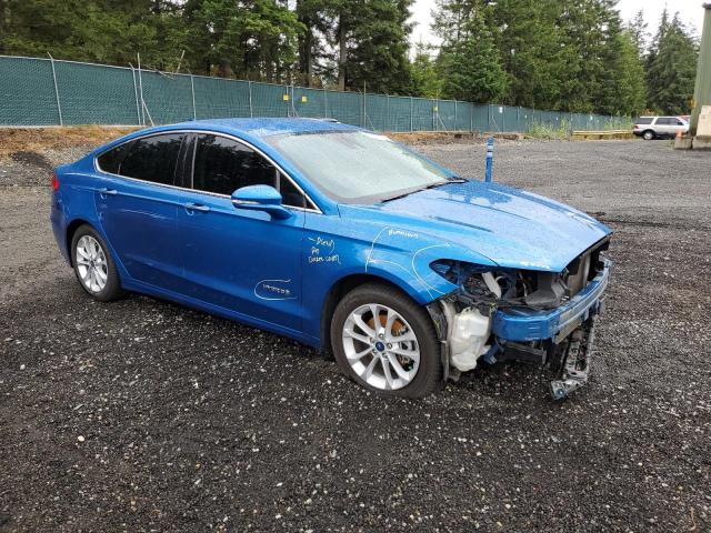 3FA6P0MU8KR260058 - 2019 FORD FUSION SEL BLUE photo 4