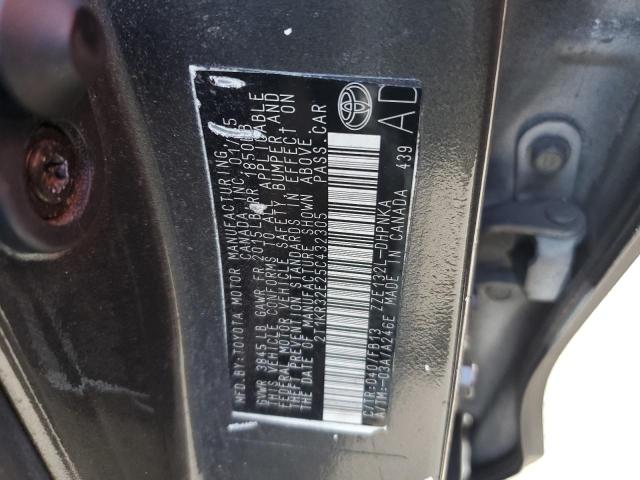 2T1KR32E25C432305 - 2005 TOYOTA COROLLA MA XR GRAY photo 12