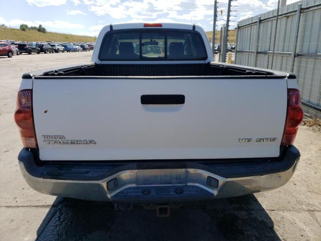 5TEUU42NX6Z296515 - 2006 TOYOTA TACOMA ACCESS CAB თეთრი ფოტო 6