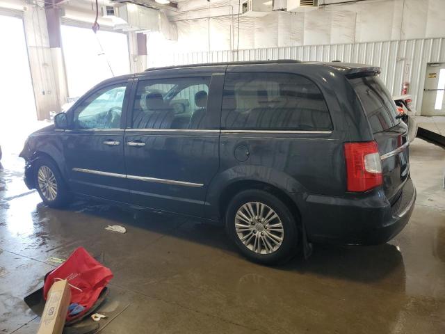 2C4RC1CGXDR595545 - 2013 CHRYSLER TOWN & COU TOURING L CHARCOAL photo 2